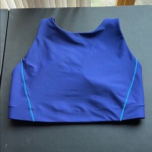 Athleta Blue Flex Spacer Tipped Athletic Bra  Size Medium